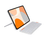 Logitech Flip Folio QWERTZ Schweizisk Bluetooth Lys grå