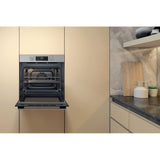 Whirlpool OMK58HR0X 71 L Sort, Rustfrit stål