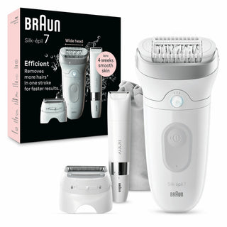 Braun Silk-épil 7 7-441 40 pincetter Sølv, Hvid