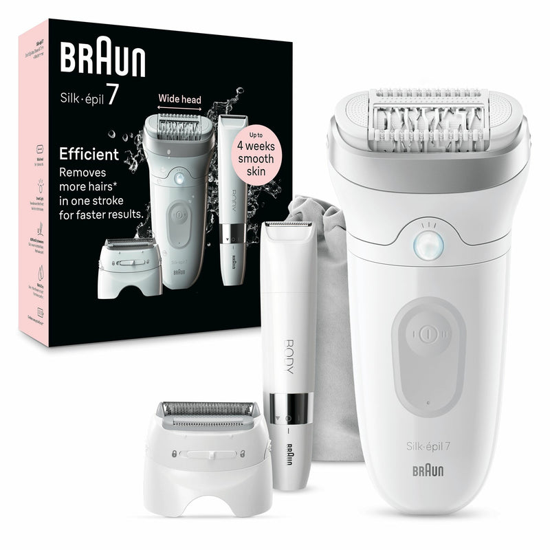 Braun Silk-épil 7 7-441 40 pincetter Sølv, Hvid
