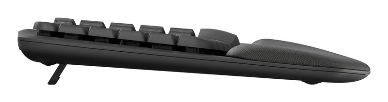 Logitech ERGO Wave Keys tastatur Kontor RF trådløs + Bluetooth QWERTY US International Grafit
