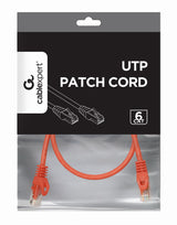 Gembird PP6U-0.5M netværkskabel Rød 0,5 m Cat6 U/UTP (UTP)