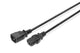 Digitus AK-440201-012-S el-ledning Sort 1,2 m IEC C14 IEC C13