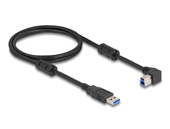 DeLOCK 81108 USB-kabel USB 3.2 Gen 1 (3.1 Gen 1) 1 m USB A USB B 5 Gbit/sek. Sort