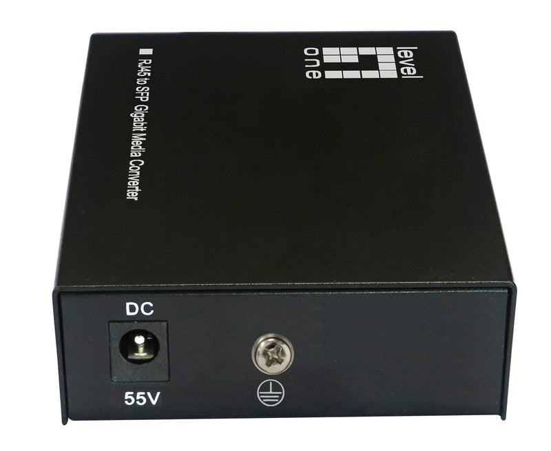LevelOne GVT-2016 netværksomformer til medie 1000 Mbit/s Multitilstand, Enkeltilstand Sort