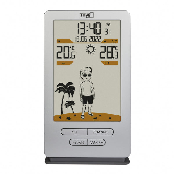 TFA-Dostmann Weather Jack Sølv Batteri