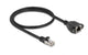 DeLOCK 90774 netværkskabel Sort 0,5 m Cat6a S/FTP (S-STP)