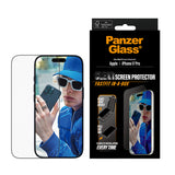 PanzerGlass ® Skærmbeskyttelse iPhone 17 Pro | Ultra-Wide Fit m. Fastfit in-a-box