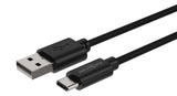 Ansmann 1700-0130 USB-kabel 1 m USB A USB C 0,48 Gbit/sek. Sort