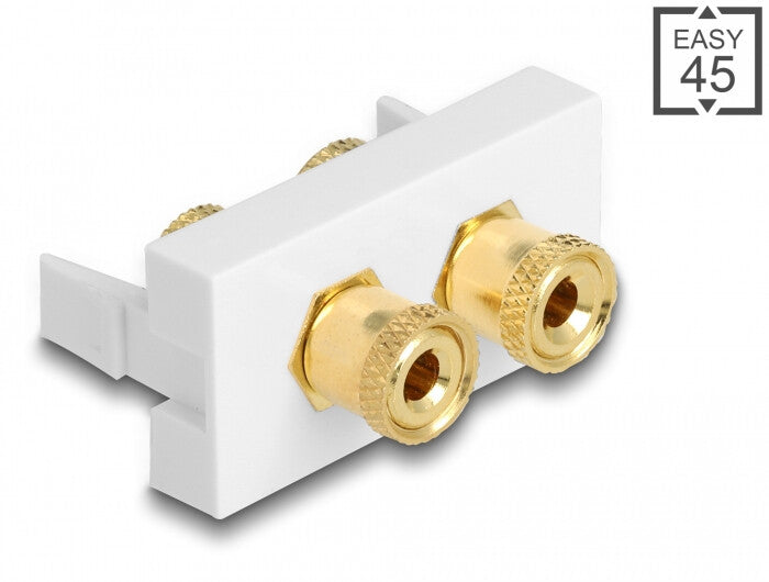 DeLOCK Easy 45 stikkontakt Hvid