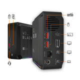 Western Digital D50 Ledningsført Thunderbolt 3 Sort