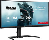 iiyama G-MASTER GCB3484WQSU-B2 computerskærm 86,4 cm (34") 3440 x 1440 pixel UltraWide Quad HD LCD Sort