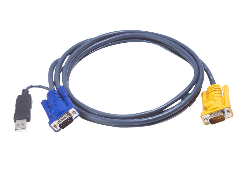 ATEN 2L-5202UP KVM-kabel Sort 1,8 m