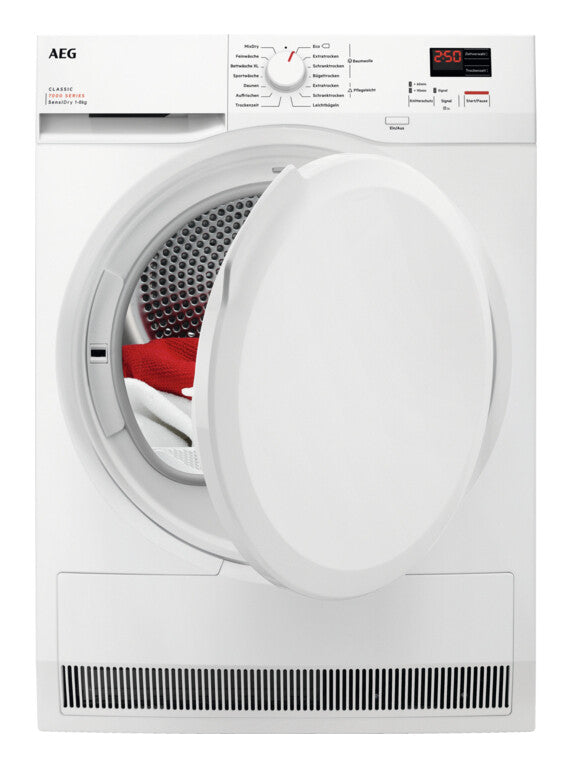 AEG Series 7000 TR7C40588 tørretumbler Fritstående Front-læsning 8 kg Hvid