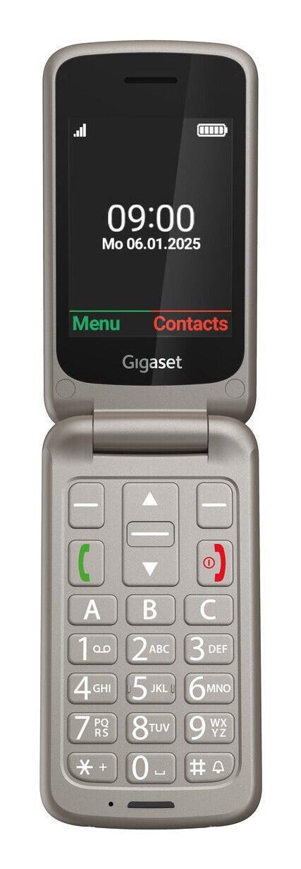 Gigaset GL595 7,11 cm (2.8") 114 g Grå Senior telefon