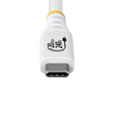 StarTech.com CC2M20GUSB4TPW USB-kabel USB4 Gen 2x2 2 m USB C 20 Gbit/sek. 240 W Hvid