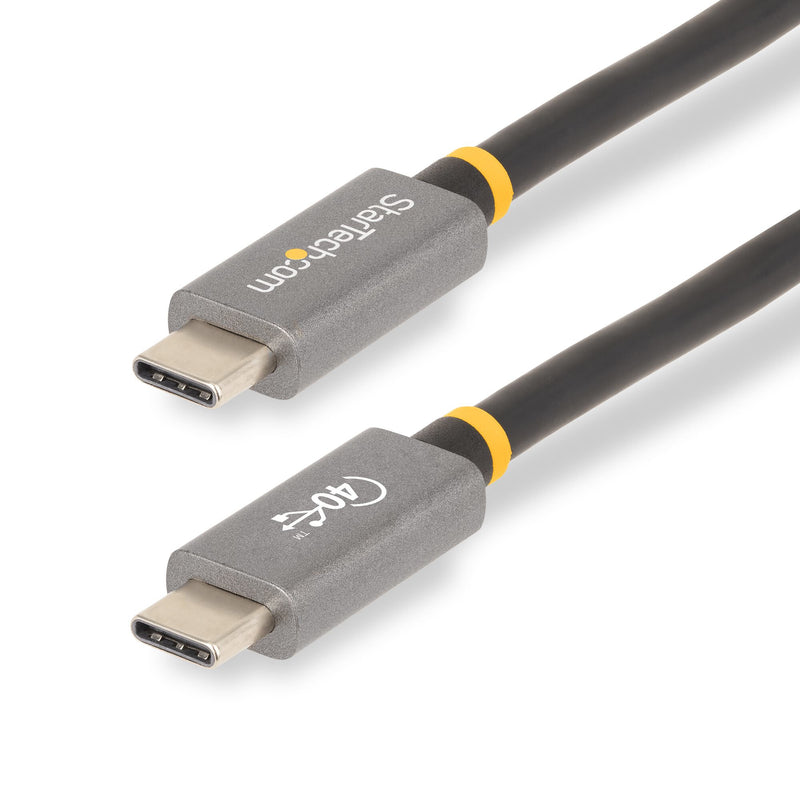 StarTech.com CC1M-40G-USB-CABLE USB-kabel USB4 Gen 2x2 1 m USB C 40 Gbit/sek. 100 W