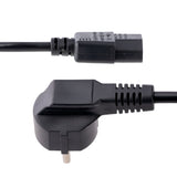StarTech.com 713E-1M-POWER-CORD el-ledning Sort CEE7/7 C13 forbinder