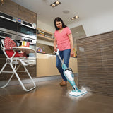 Black & Decker BHSM166DSM damprenser Dampmoppe 0,5 L 1600 W Turkisfarve, Hvid
