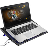 YENKEE YSN 120 køling til laptop 43,2 cm (17") Sort, Blå