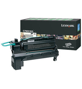 Lexmark C792X1KG tonerpatron 1 stk Original Sort