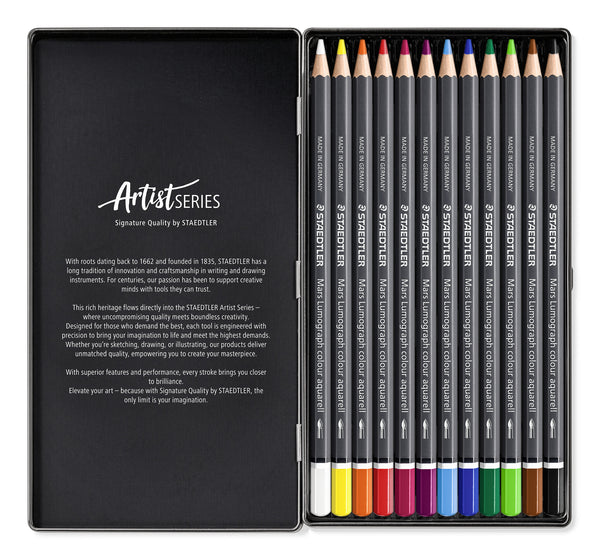 Staedtler Mars Lumograph Flerfarvet 12 stk
