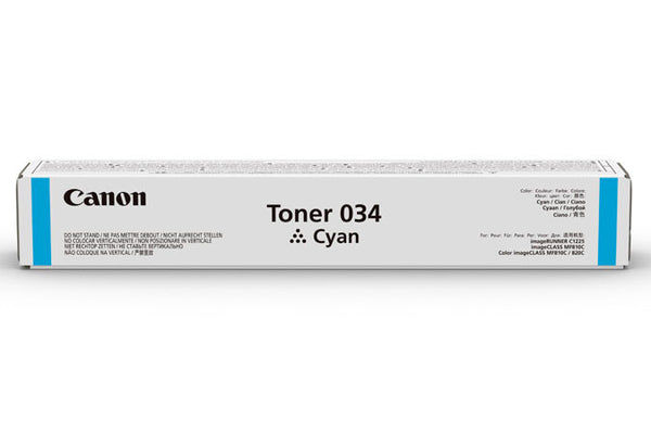 Canon 034 tonerpatron 1 stk Original Blå