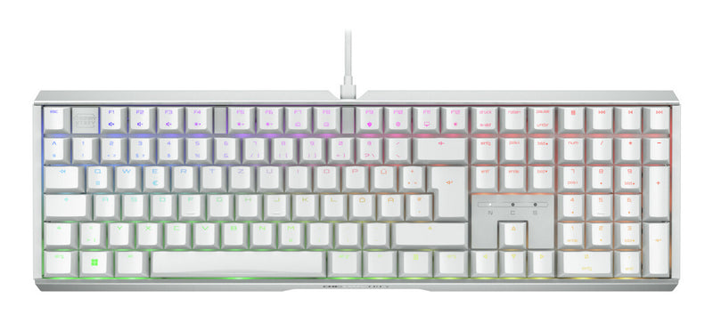 CHERRY XTRFY MX 3.1 tastatur Spil USB QWERTZ Tysk Hvid
