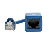 Tripp Lite N034-05N-BL netværkskabel Blå 0,127 m Cat6
