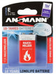Ansmann 9V Lithium Engangsbatteri