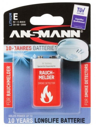 Ansmann 9V Lithium Engangsbatteri