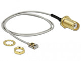 DeLOCK 89930 koaxial kabel Koaksial 0,2 m SMA MHF I LK Sort, Grå