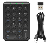 Deltaco TB-125 numerisk tastatur Laptop/PC RF trådløst Sort