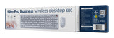 Gembird KBS-WPS-01-W-CYRL tastatur Mus inkluderet Kontor RF trådløst QWERTY US International, Ukrainsk, Russisk Hvid