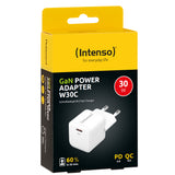 Intenso POWER ADAPTER USB-C GAN/7803022 Universel Hvid Vekselstrøm Hurtig opladning Indendørs