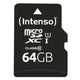Intenso 3424490 hukommelseskort 64 GB MicroSD UHS-I Klasse 10