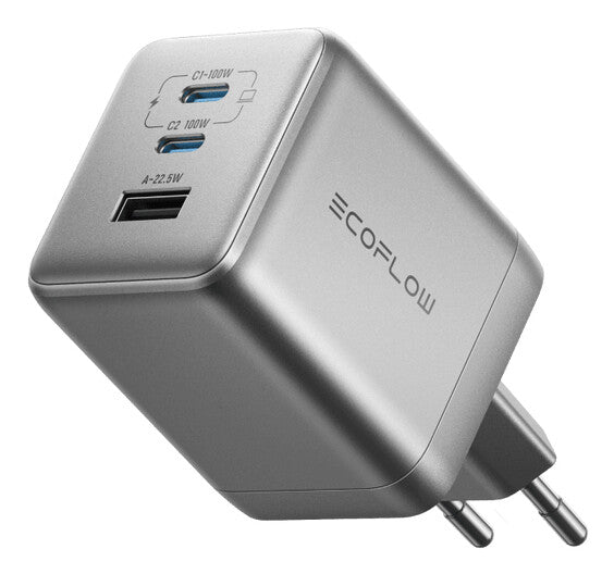 EcoFlow RAPID Pro Universel Sølv Vekselstrøm Indendørs