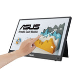 ASUS ZenScreen MB16AHT computerskærm 39,6 cm (15.6") 1920 x 1080 pixel Fuld HD Berøringsskærm Sort