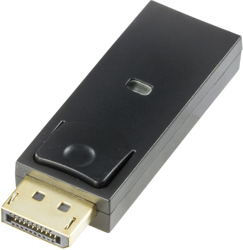 Deltaco DisplayPort til HDMI adapter, 20-pin han - 19-pin hun