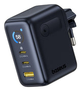 Baseus E0121B00 oplader til mobil enhed Tablet, Laptop, Smartphone, Hovedtelefoner, SmartWatch Blå, Sort Vekselstrøm Hurtig opladning Indendørs