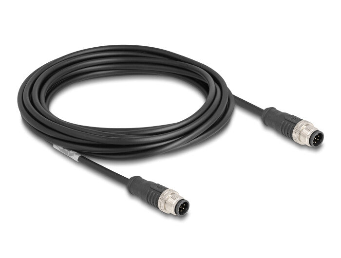 DeLOCK 80808 netværkskabel Sort 5 m Cat5e S/FTP (S-STP)