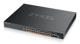 Zyxel XMG2230-28HP Administreret L2/L3 2.5G Ethernet (100/1000/2500) Strøm over Ethernet (PoE) 1U Sort