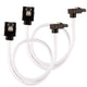 Corsair CC-8900279 SATA-kabel 0,3 m Sort, Hvid