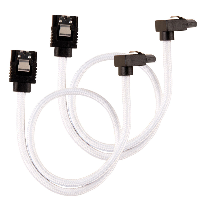 Corsair CC-8900279 SATA-kabel 0,3 m Sort, Hvid