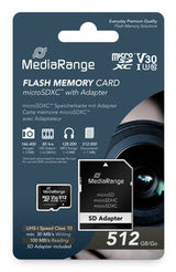 MediaRange MR947 hukommelseskort 512 GB MicroSDXC UHS-I Klasse 10