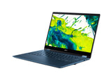 Acer Swift Spin 14 AI SFSP14-Q51T-X0AS Snapdragon X2E-78-100 Hybrid (2-i-1) 35,6 cm (14") Berøringsskærm WUXGA 16 GB LPDDR5x-SDRAM 512 GB SSD Wi-Fi 7 (802.11be) Windows 11 Home Blå