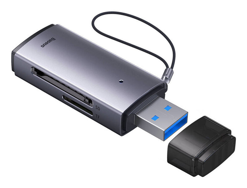 Baseus BS-OH069 kortlæser USB 3.0 Type-A/Type-C Grå