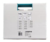 Makita E-16586 impakt kontakt Slagmuffe sæt Sort, Grøn