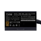 Cooler Master MWE 750 Bronze 230V V2 enhed til strømforsyning 750 W 24-pin ATX ATX Sort
