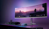 Philips Evnia 8000 49M2C8900/00 computerskærm 124,2 cm (48.9") 5120 x 1440 pixel Dual QHD QD-OLED Hvid